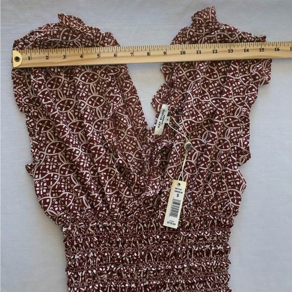 NWTMax Studio V Neck Shirred Waist Jumpsuit Size S (6) - Picture 10 of 14